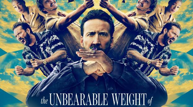 Official The Unbearable Weight Of Massive Talent HD Wallpaper 1100x1080 Resolution