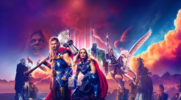 Official Thor Love And Thunder HD Wallpaper
