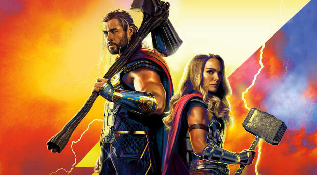 Official Thor Love and Thunder Poster Cool Wallpaper, HD Movies 4K  Wallpapers, Images, Photos and Background - Wallpapers Den