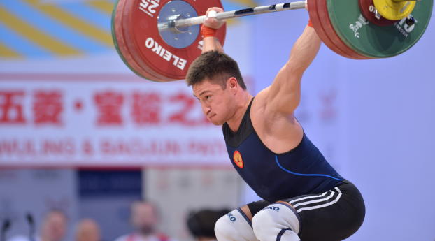 oleg chen, lifter, weightlifting Wallpaper 540x960 Resolution