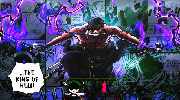 One Piece 4k The King Of Hell Wallpaper 1080x1080 Resolution