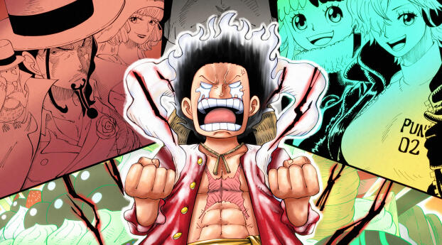 One Piece Monkey Luffy 2022 Poster Wallpaper 1080x1080 Resolution