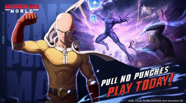 One Punch Man World New Gaming Wallpaper 1080x2244 Resolution