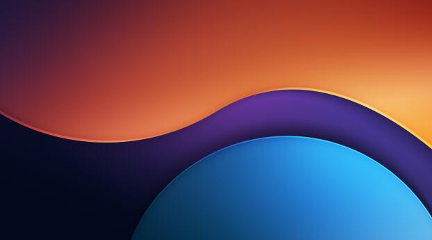 Orange x Blue 4k Colors Wallpaper 480x800 Resolution