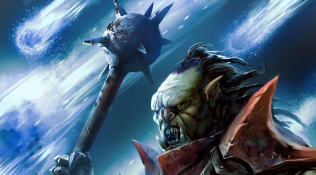 orc, wight, mouth Wallpaper 360x640 Resolution