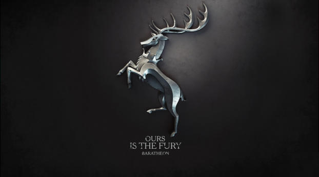 Ours Is The Fury Baratheon Game Of Thrones Wallpaper 01 Wallpaper 400x240 Resolution