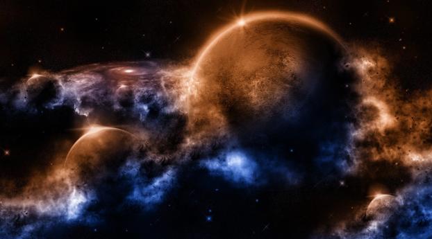 outer, space, planets Wallpaper 1080x2248 Resolution