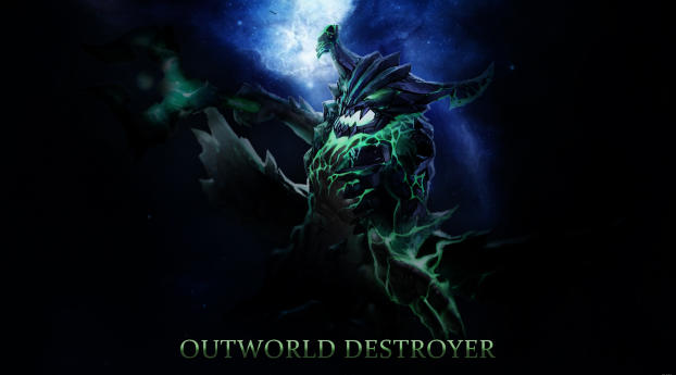 outworld destroyer, dota 2, art Wallpaper 2048x1152 Resolution