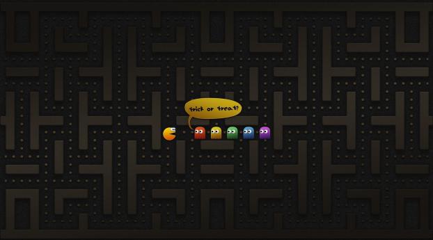 pacman, maze, character Wallpaper 319x720 Resolution