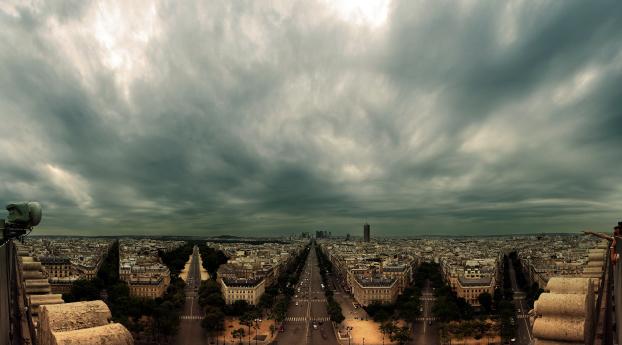 paris, buildings, sky Wallpaper 2880x1800 Resolution