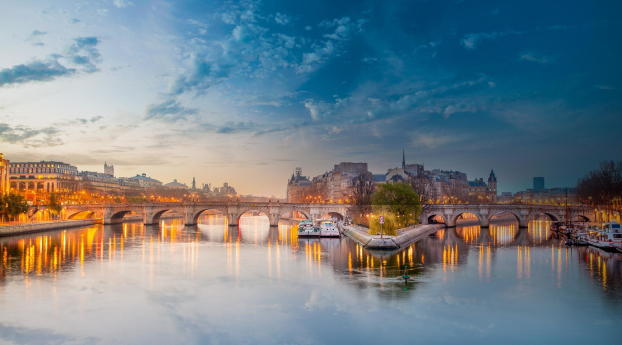 paris, france, seine river Wallpaper 3840x2160 Resolution