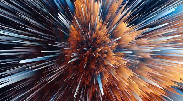 Particles Abstract Wallpaper 640x960 Resolution