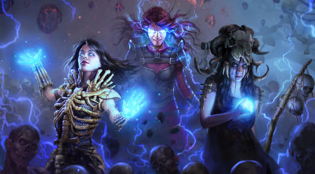 Path Of Exile Game 2020 Wallpaper 840x1336 Resolution