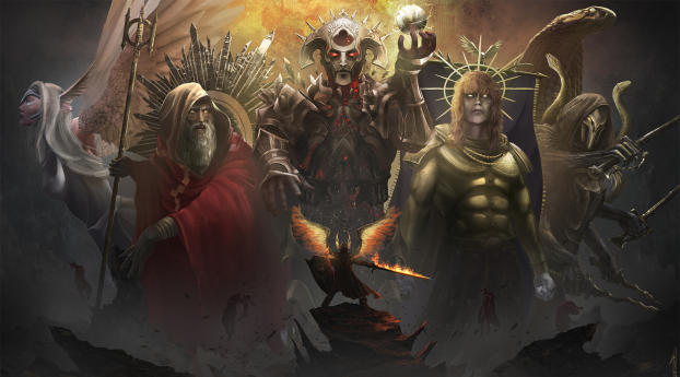 Path Of Exile Game Wallpaper 480x800 Resolution