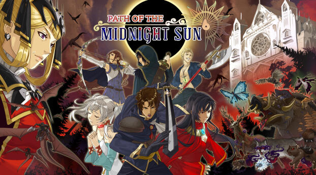 Path of the Midnight Sun HD Poster Wallpaper