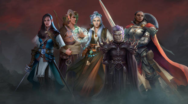 Pathfinder Wrath Of The Righteous 2021 Wallpaper 1280x800 Resolution
