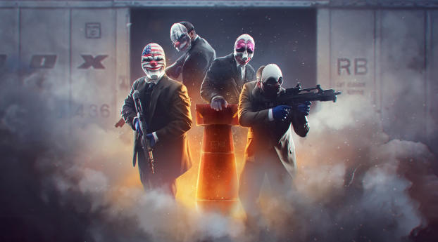 Payday 2 Chains Overkill Wallpaper 7680x5120 Resolution