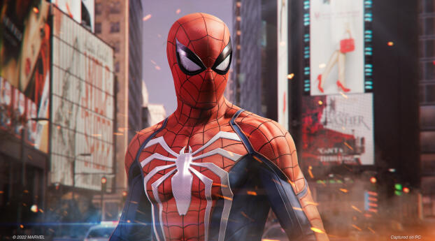 PC Marvel's Spider-Man Remastered Wallpaper 1200x480 Resolution