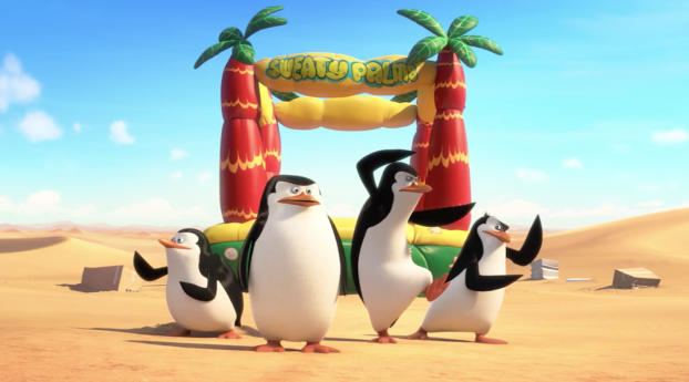 Penguins Of Madagascar Movie Pics Wallpaper 1280x800 Resolution