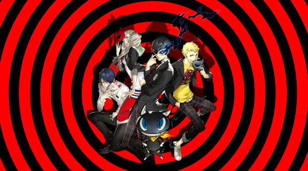 Persona 5 Promo Art 8K Wallpaper 1280x2120 Resolution