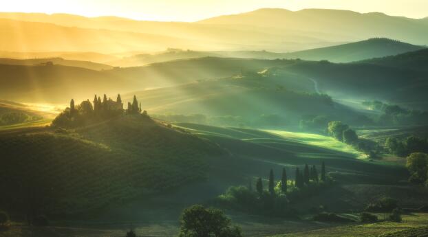 Photography Tuscany 4k Italy Landscape Wallpaper 1920x1080 Resolution