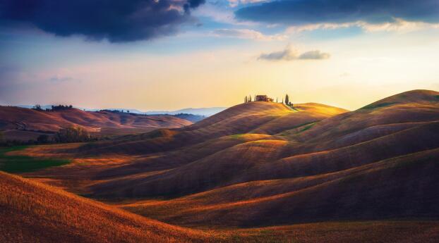 Photography Tuscany HD Hill Italy Wallpaper 3000x3000 Resolution