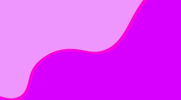 Pink and Purple Digital Waves Wallpaper 480x854 Resolution