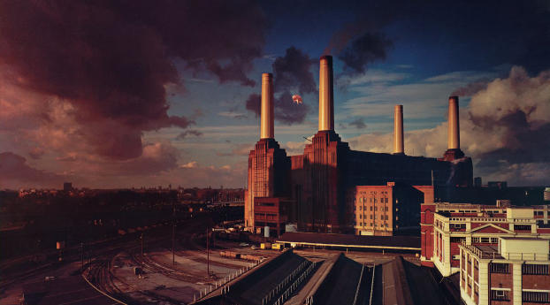 Pink Floyd Animals Album Cover Wallpaper 1080x2280 Resolution