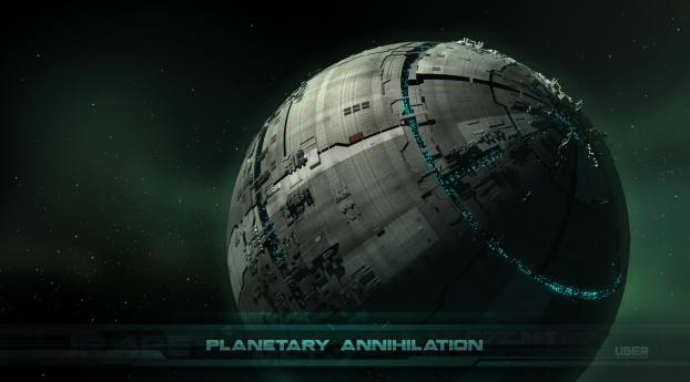 planetary annihilation, uber entertainment, asteroids Wallpaper 1400x900 Resolution
