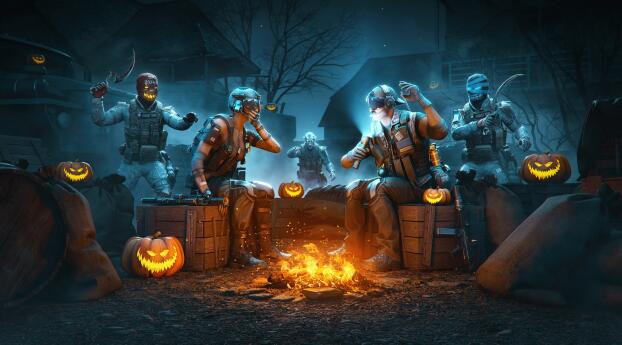 PlayerUnknown's Battlegrounds 4k Halloween Wallpaper 1440x1440 Resolution
