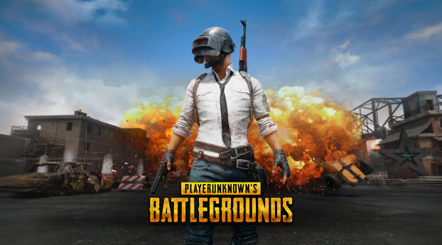 PlayerUnknowns Battlegrounds Poster Wallpaper 5120x2880 Resolution