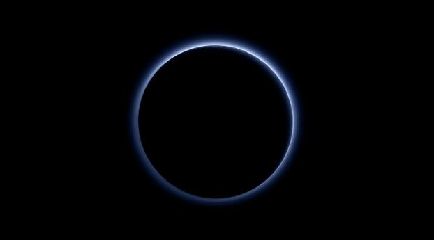 Pluto Planet Minimalist Wallpaper 1080x2248 Resolution