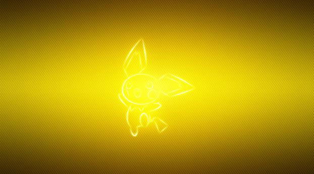 pokemon, yellow, pichu Wallpaper
