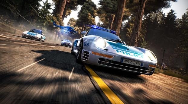 Police Car Need for Speed Hot Pursuit Remastered Wallpaper 1200x1920 Resolution