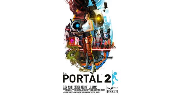 portal, portal 2, game Wallpaper 1366x768 Resolution