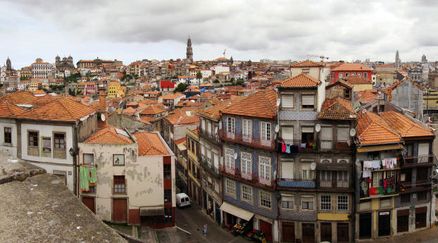 portugal, porto, old town Wallpaper 1125x2436 Resolution