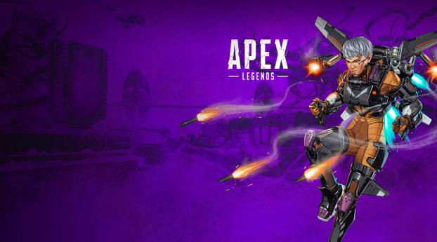 Poster of Apex Legends Wallpaper 3400x450 Resolution