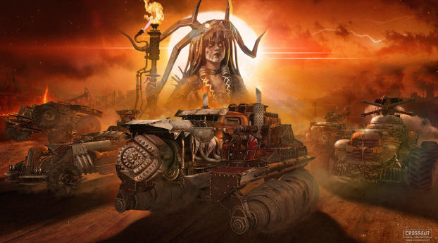 Poster of Crossout Wallpaper 840x1160 Resolution