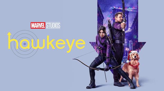 Poster of Hawkeye 4k Wallpaper 2460x1080 Resolution