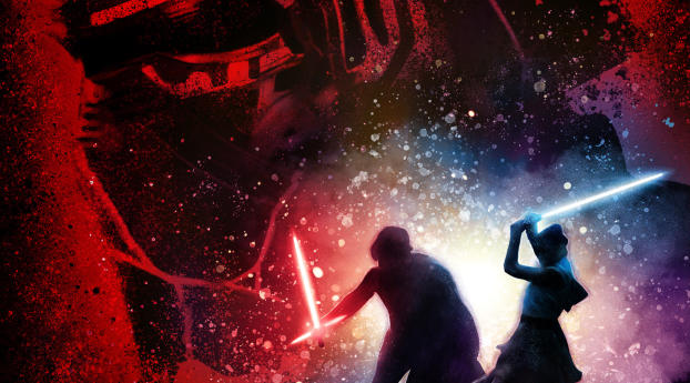 Poster Of Star Wars 9 Wallpaper 840x1336 Resolution