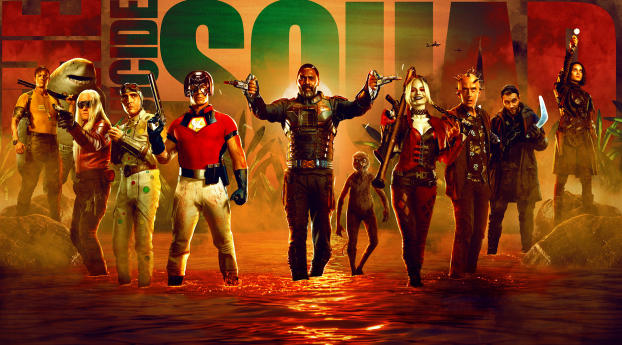 Poster of The Suicide Squad Wallpaper 1920x1080 Resolution