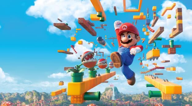 Poster of The Super Mario Bros 2023 Movie Wallpaper