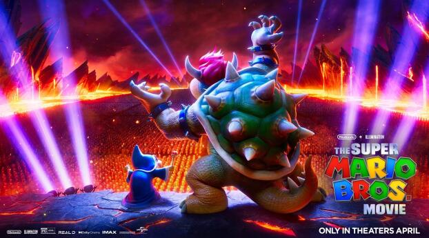 Poster of The Super Mario Bros Movie Wallpaper 1080x2240 Resolution