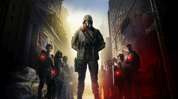 Poster Of Tom Clancy's The Division 2 Wallpaper 1080x2310 Resolution