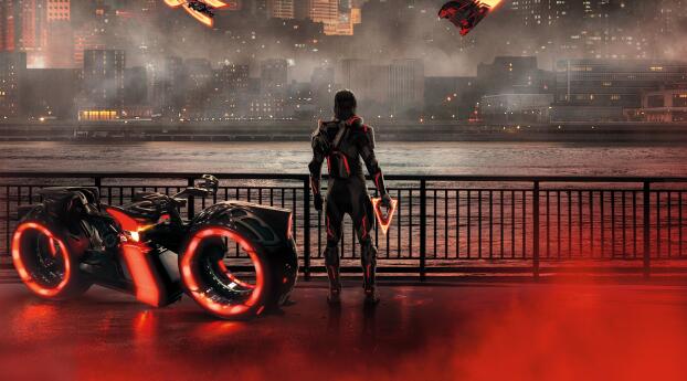 Poster of Tron Movie 2025 Wallpaper
