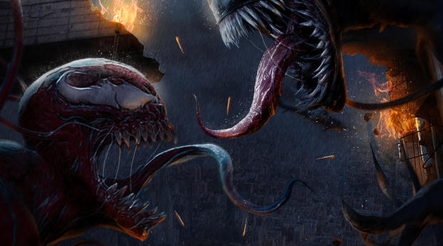 Poster of Venom 2021 Movie Wallpaper 7840x5400 Resolution