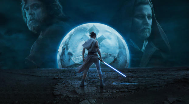 Poster Star Wars The Rise of Skywalker Wallpaper 1080x2220 Resolution