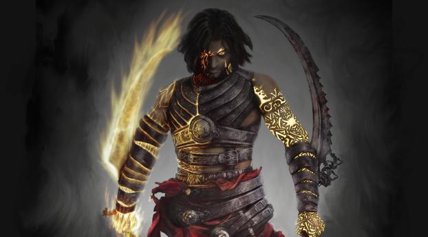 Prince of Persia Warrior Within Art Game Wallpaper 320x200 Resolution