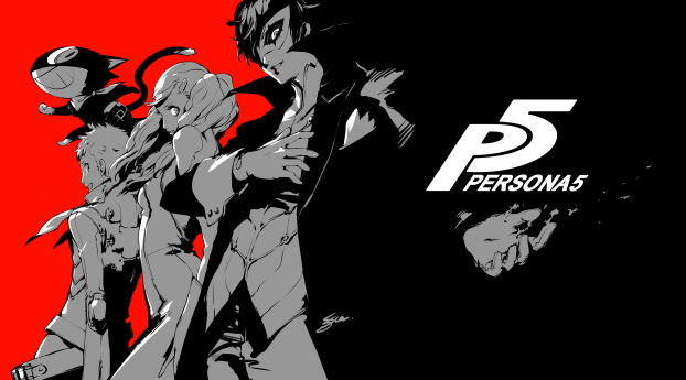 Protagonist Persona 5 Art Wallpaper 2560x1800 Resolution