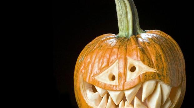 pumpkin, halloween, jacks lantern Wallpaper 1280x2120 Resolution